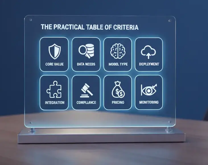 The Practical Table of Criteria